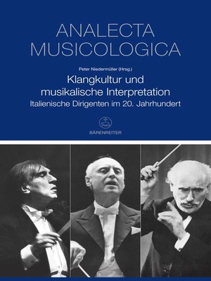 cover image of Klangkultur und musikalische Interpretation